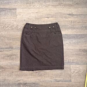 Y2K Office Siren Brown New York & Clothing Co Pencil Skirt Size 10